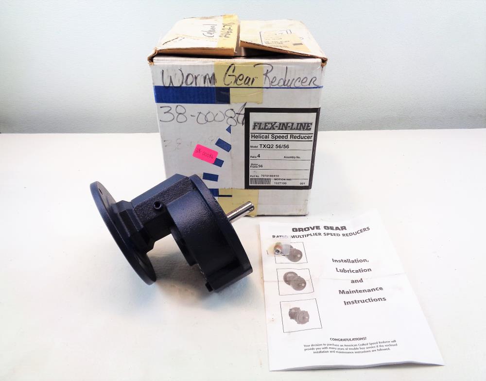 Grove Gear Flex-In-Line Gearbox TXQ2 56/56 with 4:1 Ratio